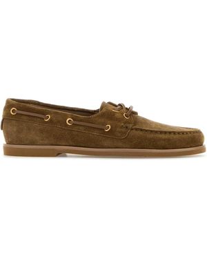 Gianvito Rossi Vandee Loafers in Brown | Lyst
