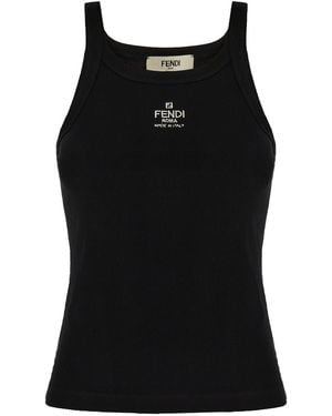 Fendi Clothing Coats - Black