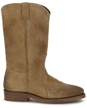 Jil Sander Bruce Suede Ankle Boots - Brown