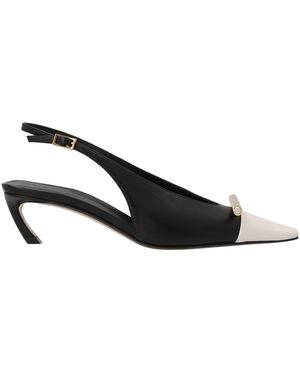 Lanvin 'Bico' Slingbacks - Black