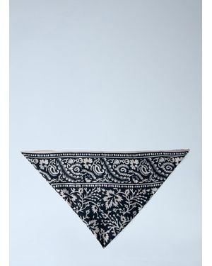 TOTEME Patterned Bandana Scarf - Gray