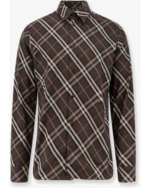 Burberry Robert Organic Cotton Shirt - Black