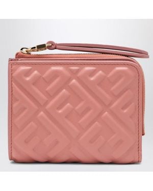 Fendi Slim Baguette Wallet - Pink
