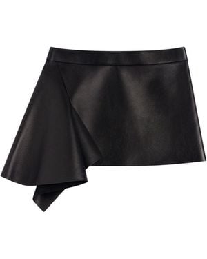 Givenchy Leather Mini Skirt - Black