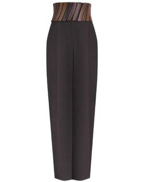 Alaïa Alaïa Pants With Belt - Black