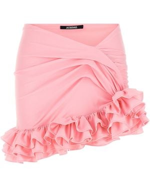 Jacquemus 'La Mini Jupe Playa' Skirt - Pink