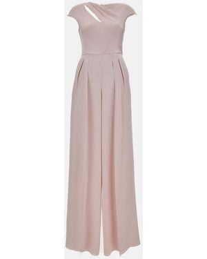 Max Mara Envers Satin Jumpsuit - Pink