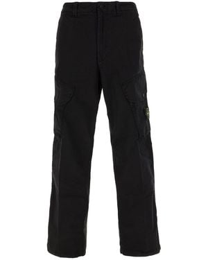 Stone Island Clothing Pants - Black