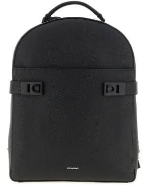 Ferragamo 'Hug' Backpack - Black