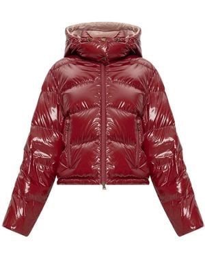 Moncler Niveole Short Down Jacket - Red