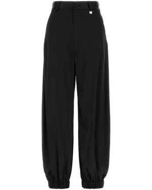 GIUSEPPE DI MORABITO Stretch Satin Pant - Black