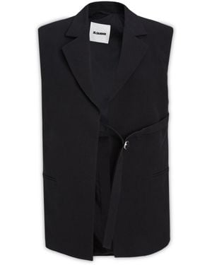Jil Sander Clothing Blazers & Gilets - Black
