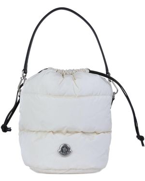 Moncler Caradoc Bucket Bag - White