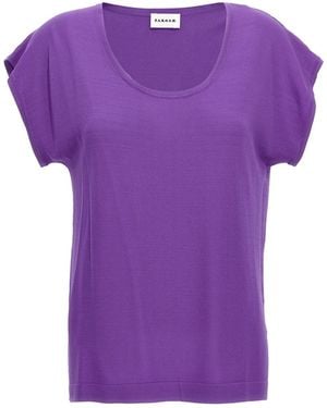 P.A.R.O.S.H. 'Roux' T-Shirt - Purple