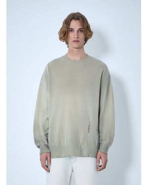 Our Legacy Slant Knit Sweater - Gray