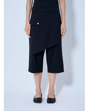 Kiko Kostadinov Linnet Wrap Culottes - Blue