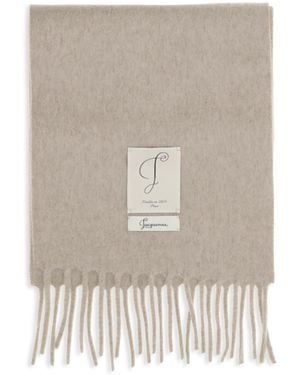 Jacquemus Cavallo Fringed Scarf - White