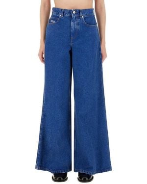 Marni Wide-Leg Jeans - Blue