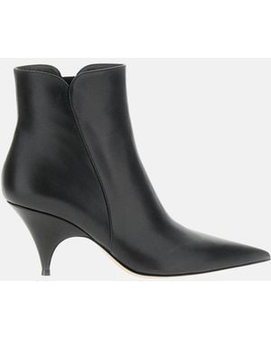 Gianvito Rossi Vitello Glove Boots - White