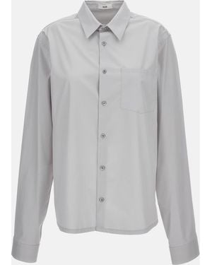 Rier Cotton Shirt - Gray