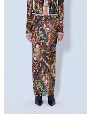 Jean Paul Gaultier Re-Edition The Butterfly Skirt - Brown