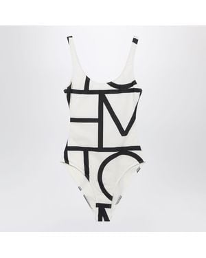 TOTEME Monogram Swimsuit - White