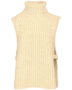 Isabel Marant "Meggy" Sleeveless Sweater - Natural
