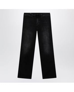 Gucci Straight-Leg Stretch Cotton Denim Jeans - Black