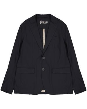 Herno Single-Breasted Blazer - Blue