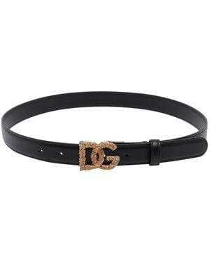 Dolce & Gabbana Dolce&Gabbana Dg Logo Belt - Blue