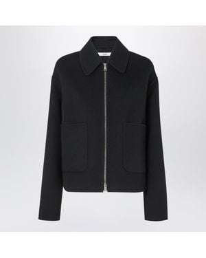Fendi Ff Zucca Wool Blouson - Black