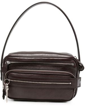 Acne Studios Camero Party Leather Shoulder Bag - Black