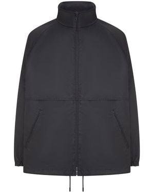 Saint Laurent Technical Fabric Wind Jacket - Blue