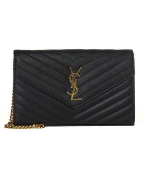 Saint Laurent Classic Cassandre Pouch - Black
