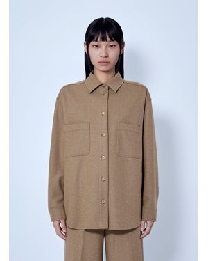 Max Mara Ladino Button-Up Shirt - Natural
