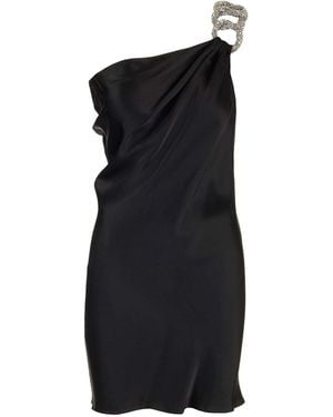 Stella McCartney "Falabella" One-Shoulder Mini Dress - Black