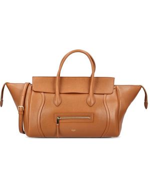 Celine Zip-Fastening Luggage - Brown