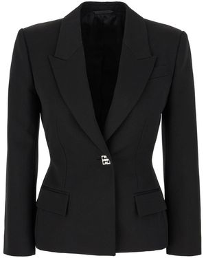 Givenchy Clothing Blazers & Gilets - Black