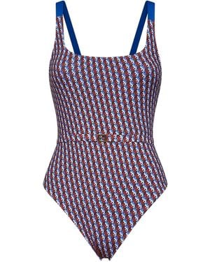 Fendi One-Piece Swimsuit Lycra - Purple