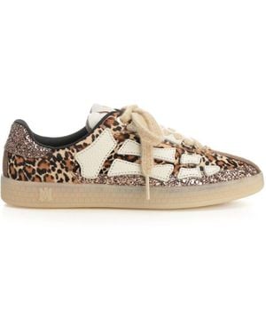Amiri 'Leopard Pacific Bones' Sports Shoes - Brown
