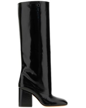 Marni Leather Trunkaroo Boots - Black