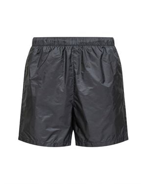 Prada Iron Re-Nylon Swim Shorts - Gray