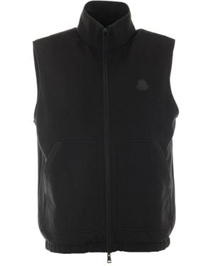 Moncler Reversible Logo Vest - Black