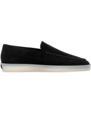 Fear Of God Suede Slip Ons - Black