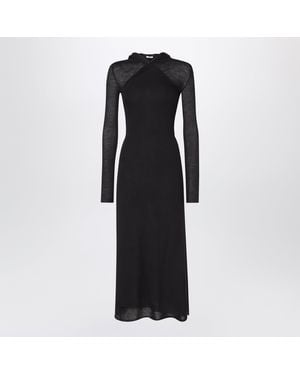 Fendi Wool-Yarn Dress - Black