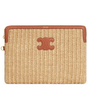 Celine Small Clutch Bag - Natural