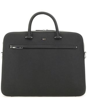 BOSS Mini Document Crossbody Bag 29 X 38 X 7 Cm - Black