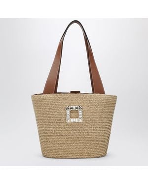 Roger Vivier Viv' Skate Shopping Bag - Brown