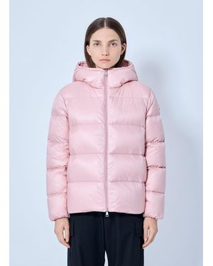 Moncler Feligule Hooded Short Down Jacket - Pink