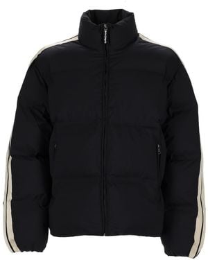 Palm Angels Logo Jacket Polyamide - Black